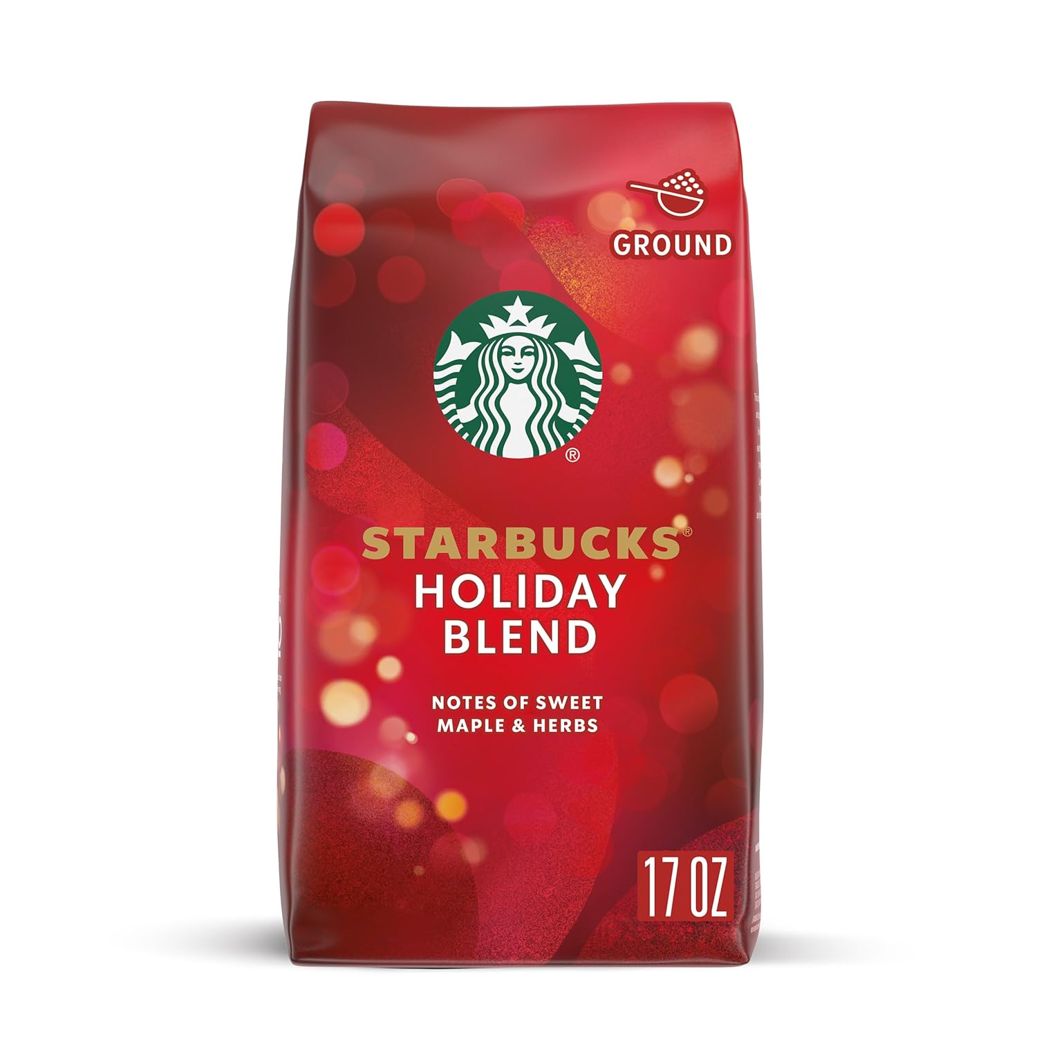 Starbucks Ground Coffee, Medium Roast Coffee, Pike Place Roast, 100% Arabica, 1 Bag (28 Oz)