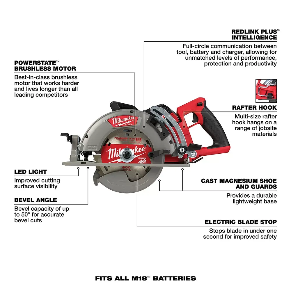 Milwaukee 2732-21HDSB M18 FUEL 18V 7-1/4
