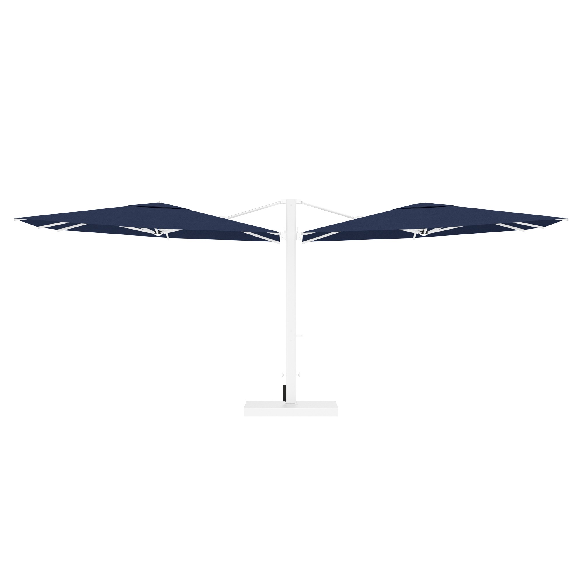 10' Sqaure Performance Dual Cantilever Umbrella
