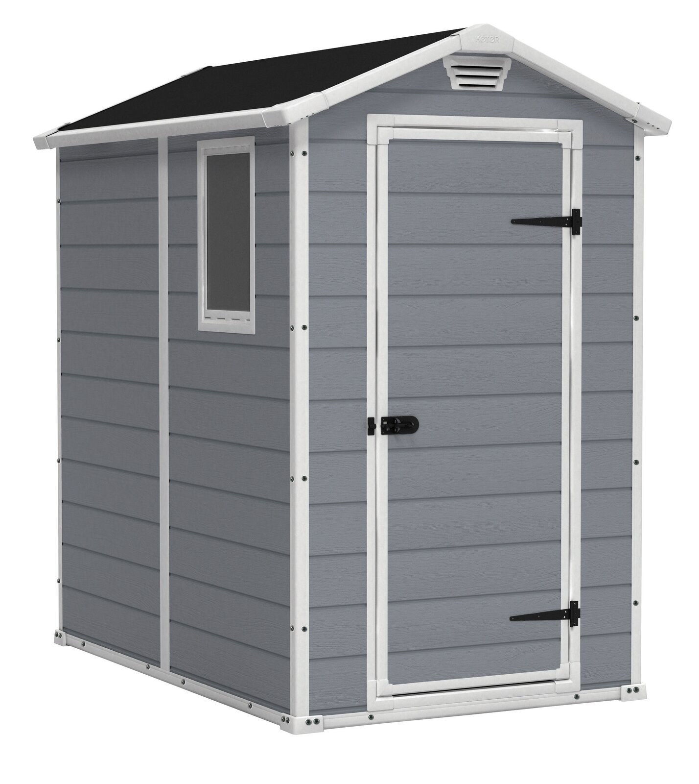 Manor 4 ft. W x 6 ft. D Plastic Vertical Storage Shed