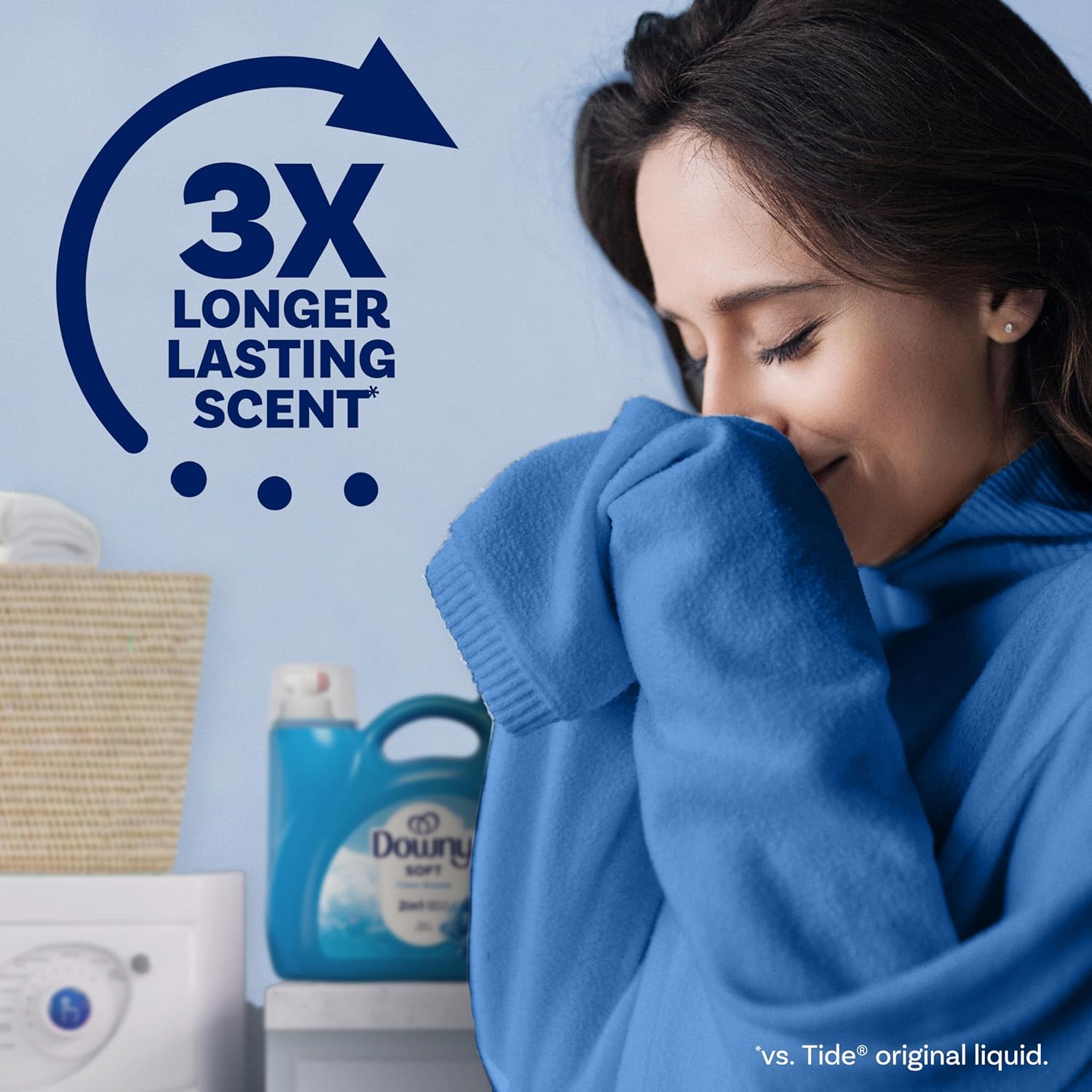 Downy Fabric Softener Liquid, April Fresh Scent, 140 fl oz, 190 Loads, HE Compatible