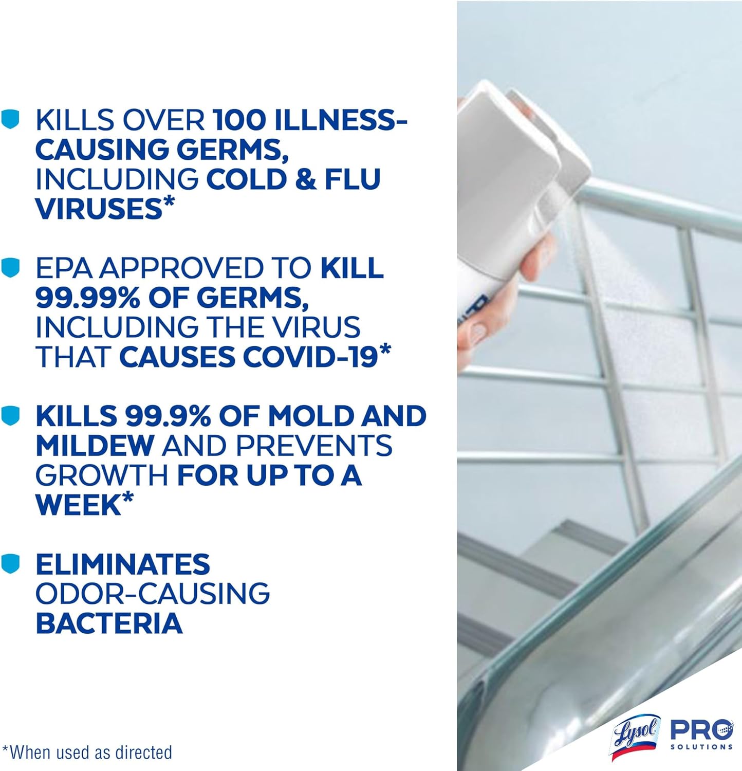 Professional Lysol Disinfectant Spray, Crisp Linen, 228oz (12X19oz)