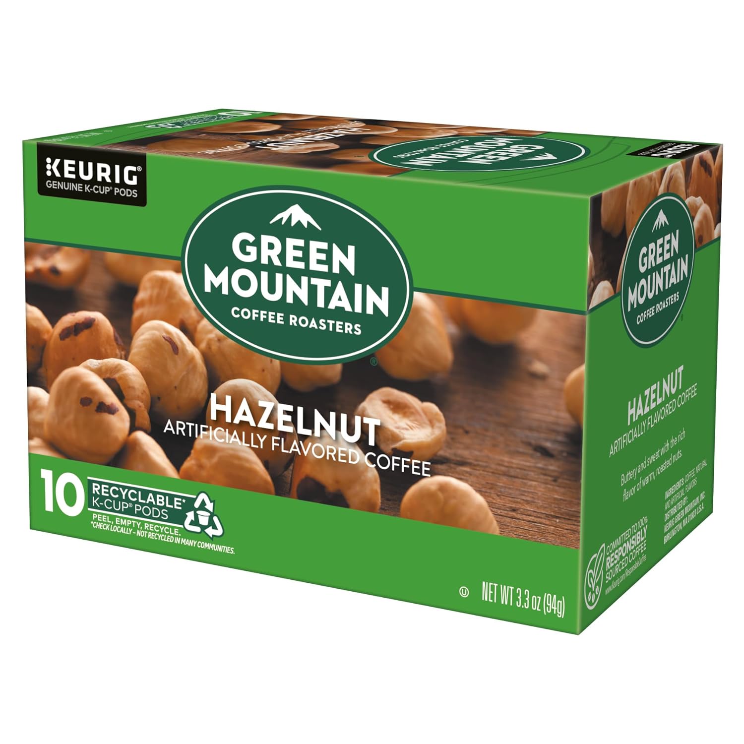 Green Mountain Coffee Roasters Caramel Vanilla Cream Keurig Single-Serve K-Cup pods, Light Roast Coffee, 72 Count (6 Packs of 12)