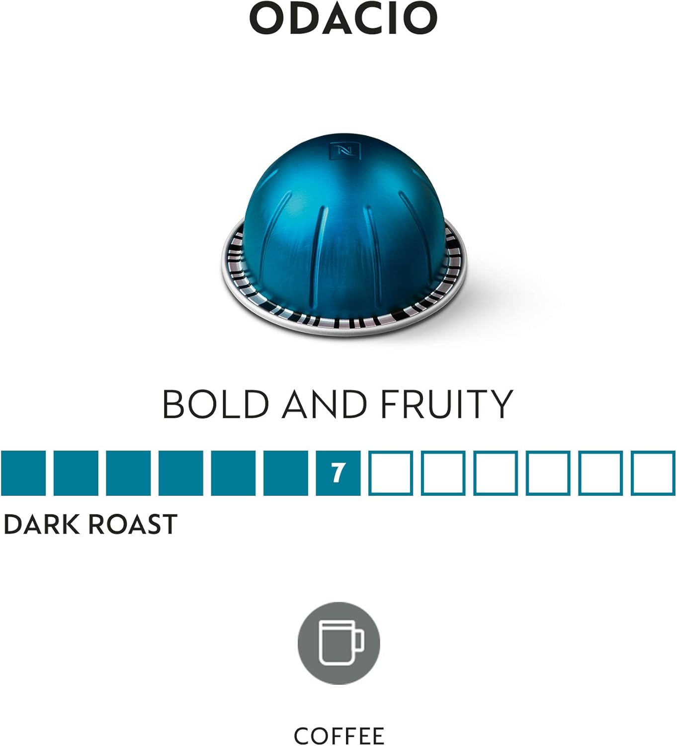 Nespresso Capsules Vertuo, Variety Pack, Medium and Dark Roast Coffee, 30 Count Coffee Pods, Brews 7.8 oz.