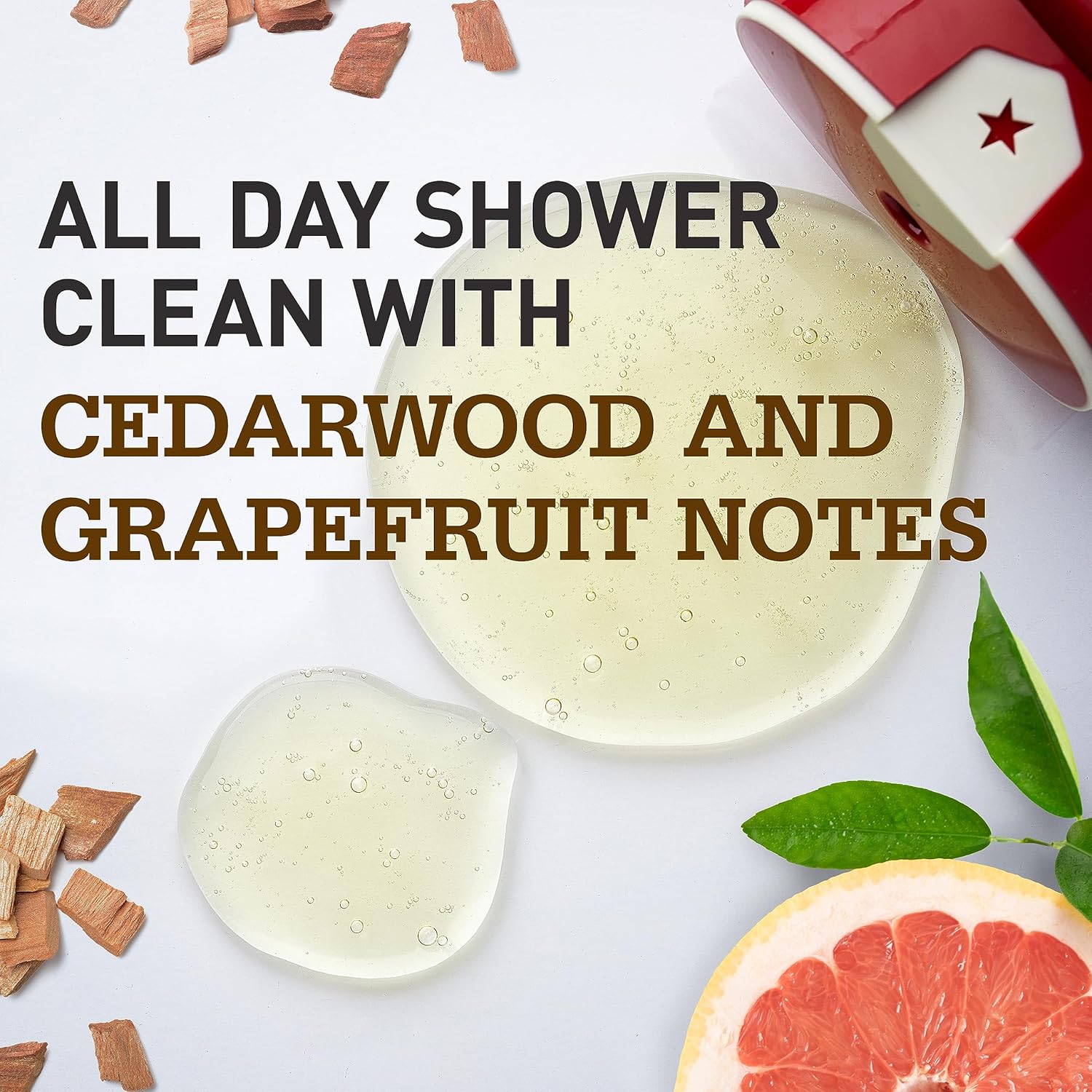 Old Spice Body Wash for Men, 24/7 Shower Fresh with Lasting Scent, Red Collection, Swagger with Cedarwood Scent, 24 fl oz (Pack of 2)