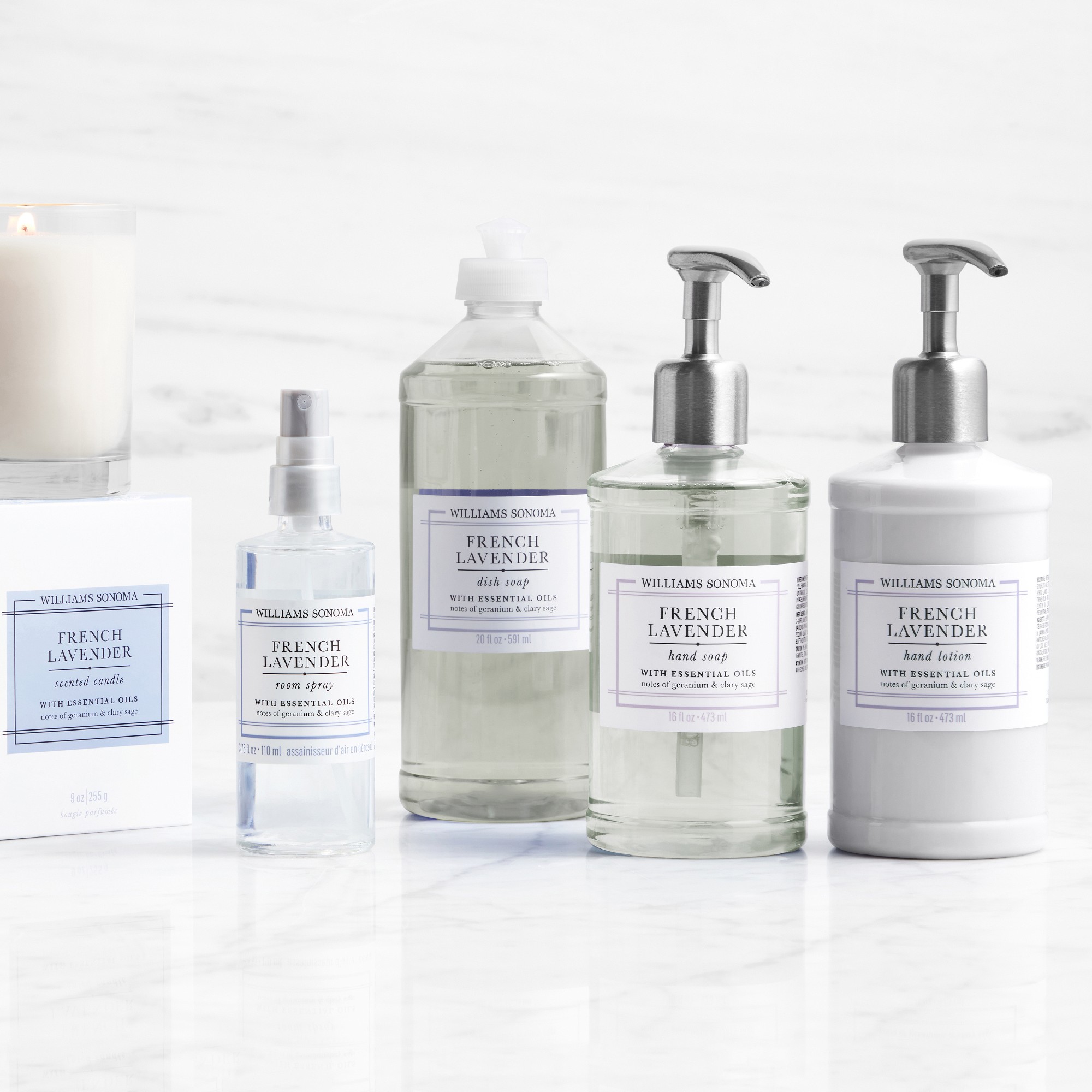 Williams Sonoma French Lavender Candle