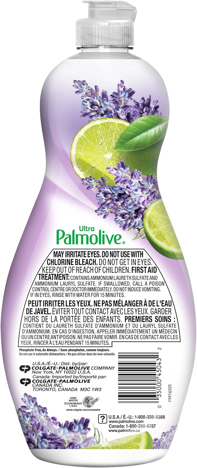 Palmolive Ultra Strength Liquid Dish Soap, Original Green, 20 Fluid Ounce(Packaging May Vary)