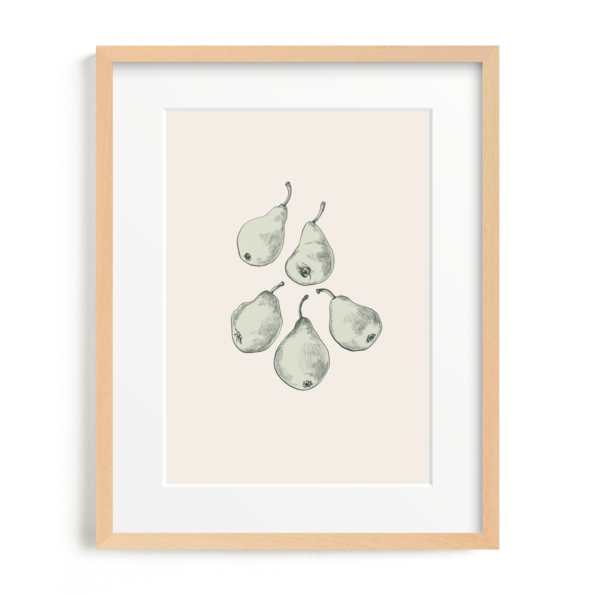 Pears as Tears Limited Edition Kitchen Art by Minted