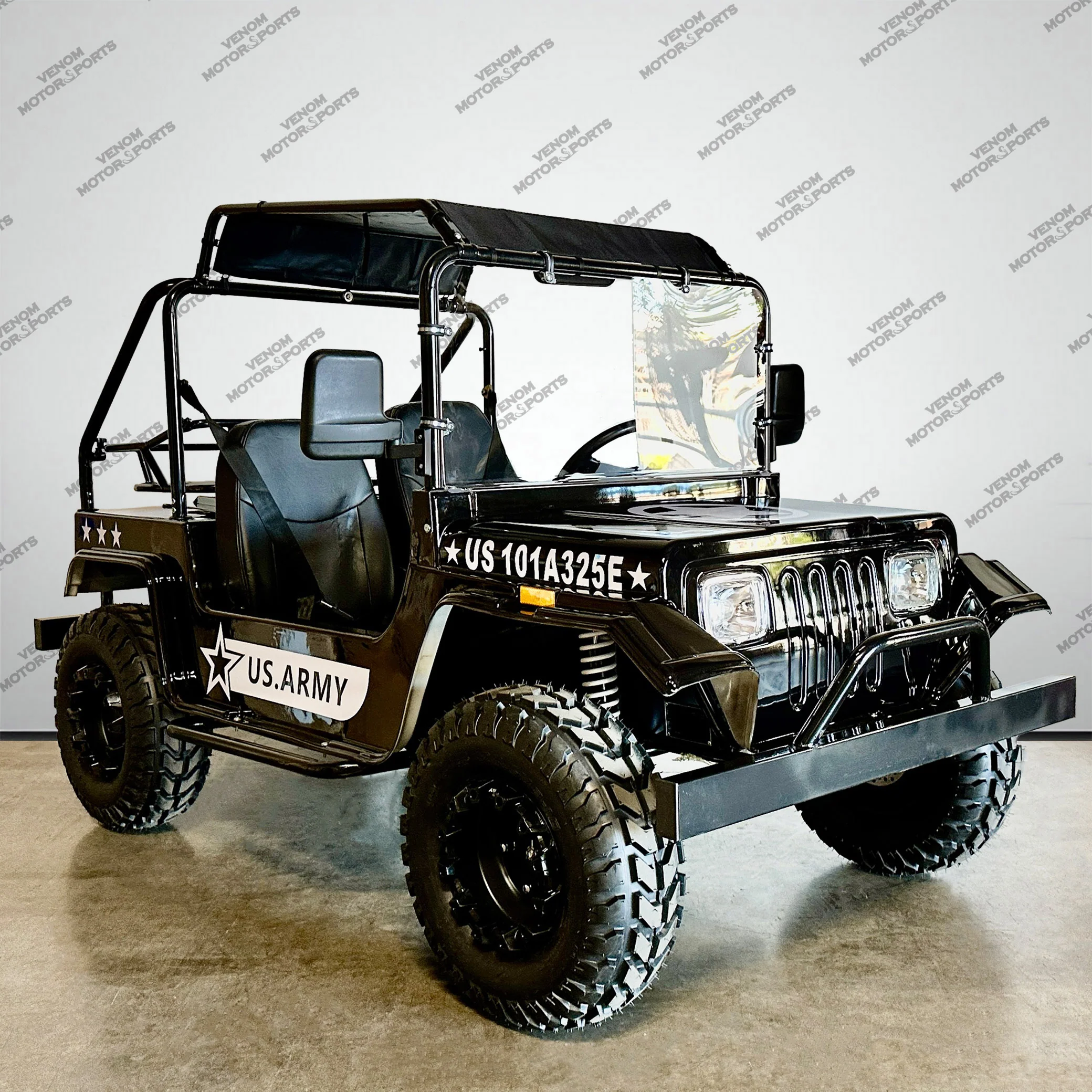 Venom 200cc Mini Jeep | Willys Edition | Full-Size | Automatic