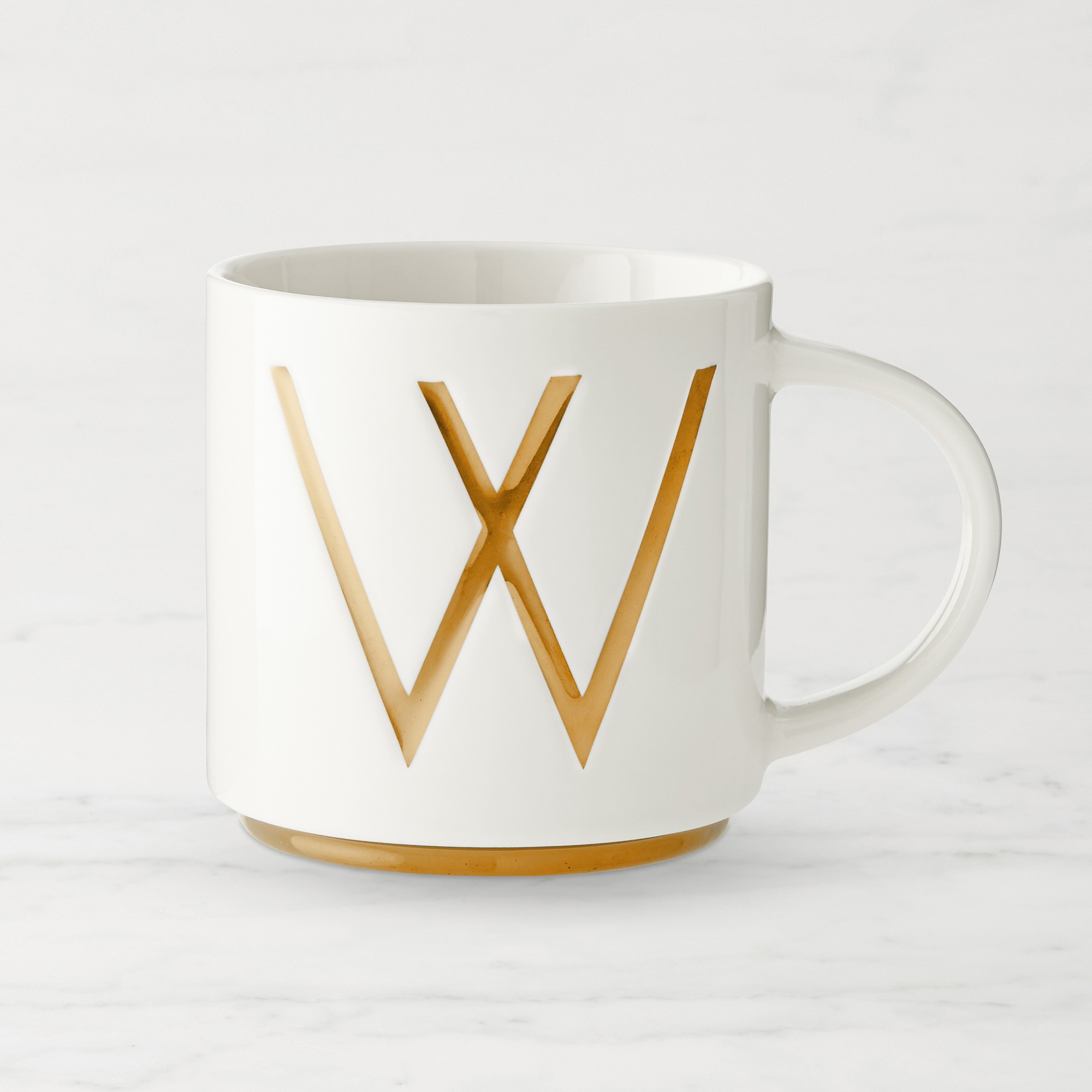 Gold Monogram Mug