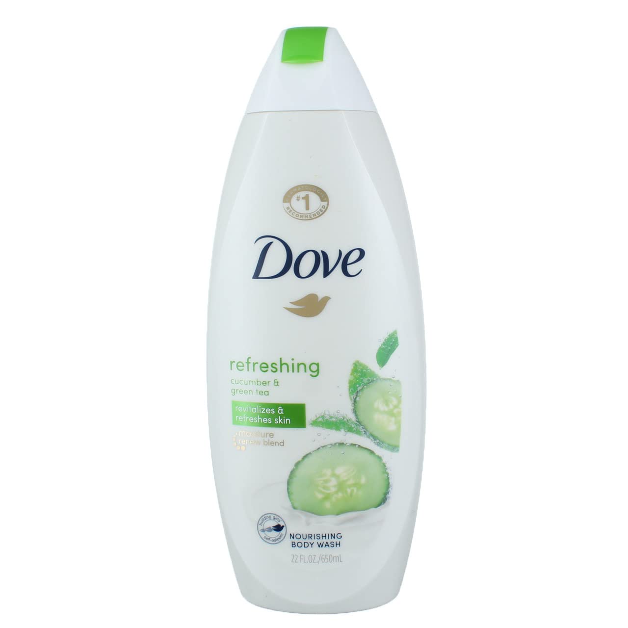 Dove Body Wash with Pump Refreshing Cucumber and Green Tea 3 Count Refreshes Skin Cleanser That Effectively Washes Away Bacteria While Nourishing Your Skin 30.6 oz