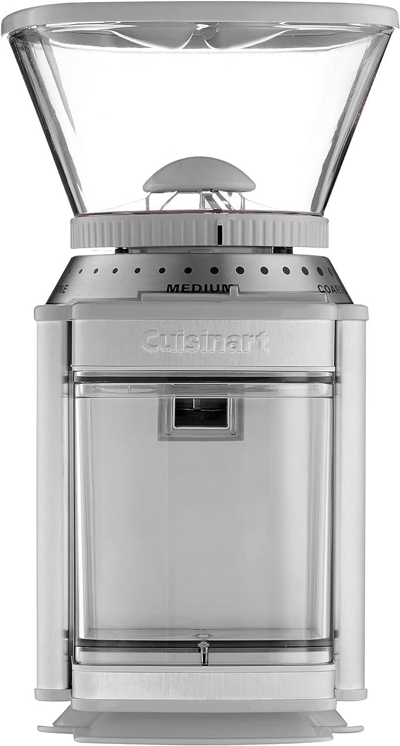 CUISINART Coffee Grinder, Electric Burr One-Touch Automatic Grinder with18-Position Grind Selector, Stainless Steel, DBM-8P1