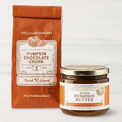 Williams Sonoma Pumpkin Chocolate Chunk Quick Bread & Spiced Pumpkin Butter