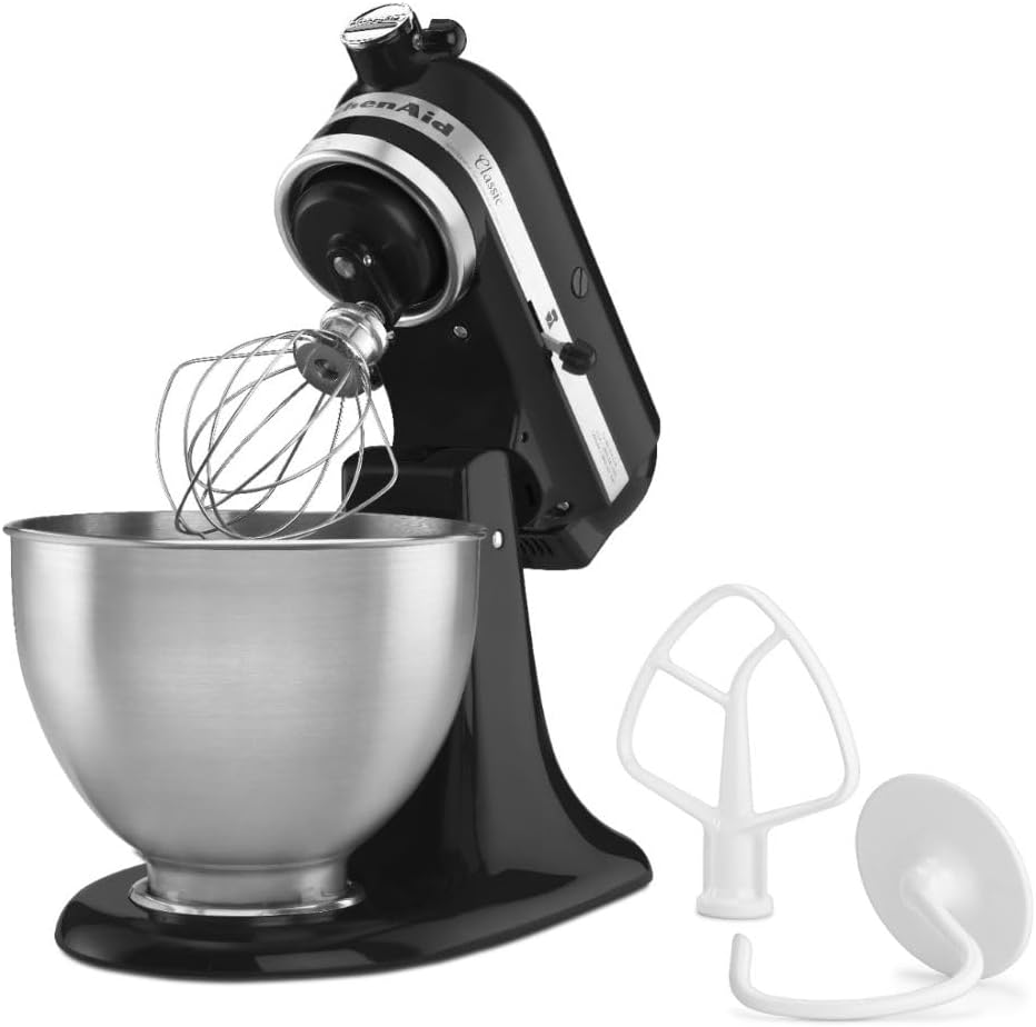 KitchenAid Classic Series 4.5 Quart Tilt-Head Stand Mixer K45SS, White