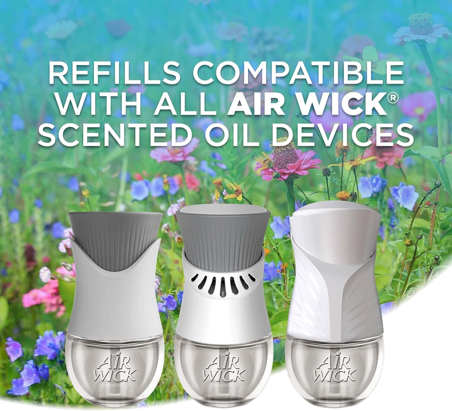 Air Wick Plug in Scented Oil Refill, 10ct, Lavender & Chamomile, Air Freshener, Essential Oils, Eco Friendly