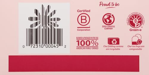 Bigelow Tea Lemon Ginger plus Probiotics Herbal Tea, Caffeine Free Tea with Lemon and Ginger, 18 Count Box (Pack of 6), 108 Total Tea Bags