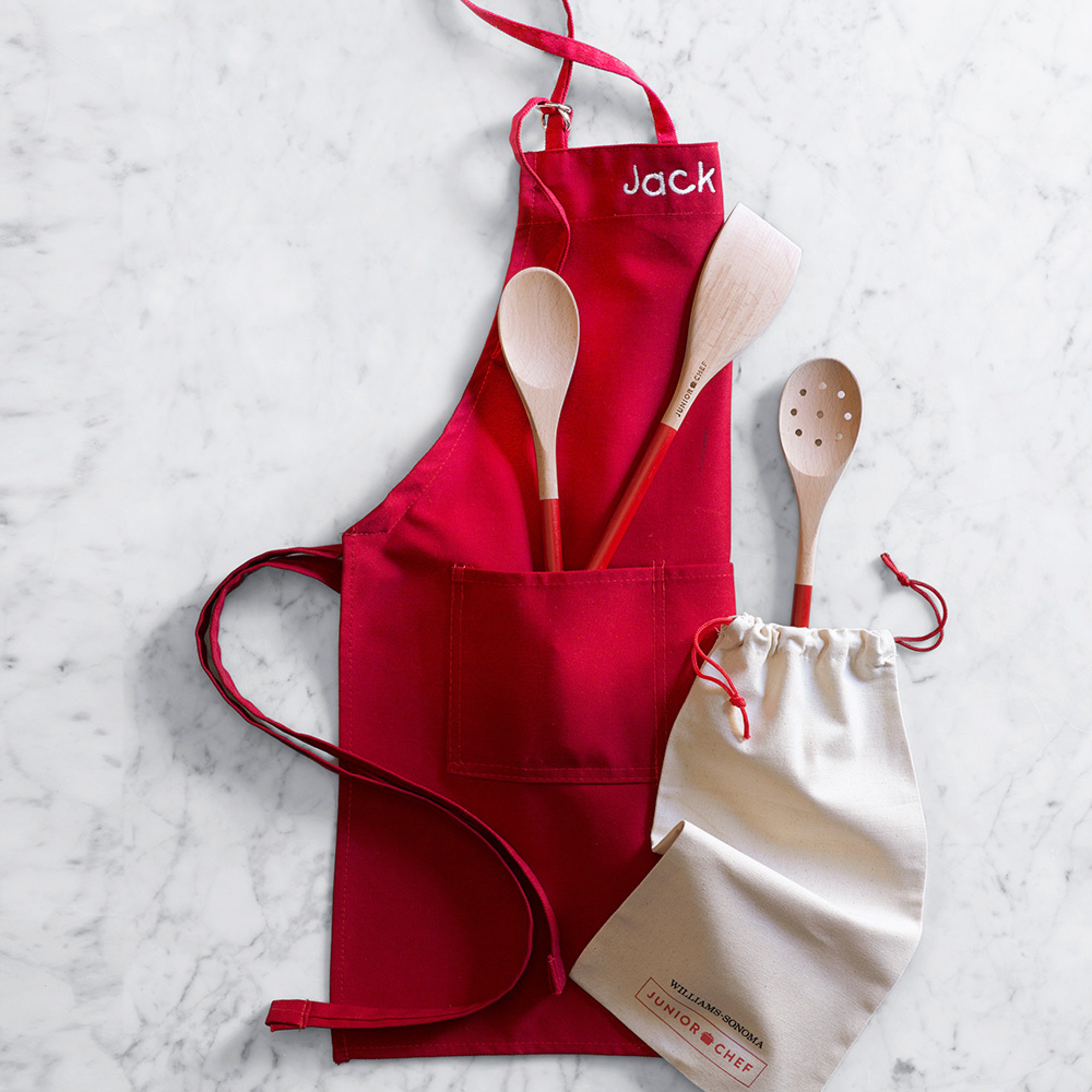 Williams Sonoma Classic Solid Kids Apron