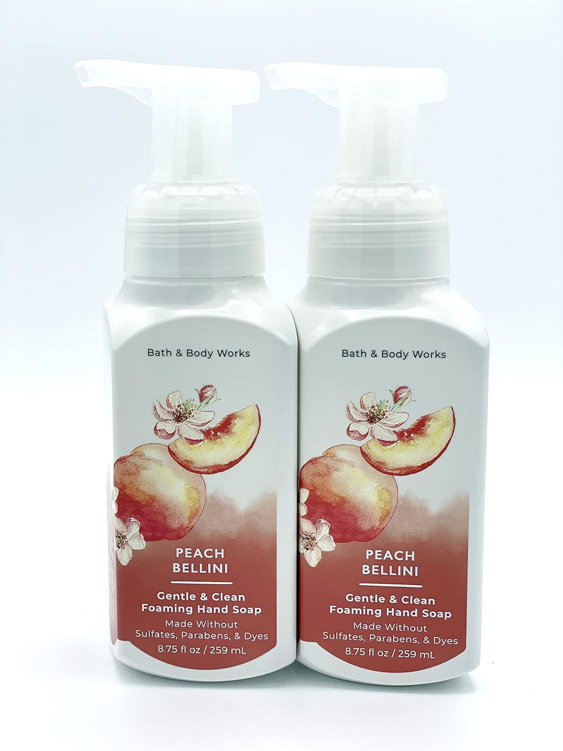Bath and Body Works FRESH AND BRIGHT Hand Soaps - Set of 5 Gentle Foaming Soaps