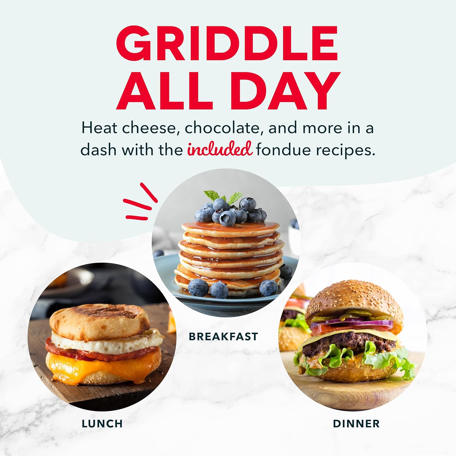 DASH Mini Maker Electric Round Griddle for Individual Pancakes, Cookies, Eggs & other on the go Breakfast, Lunch & Snacks with Indicator Light + Included Recipe Book - Aqua,4 Inch