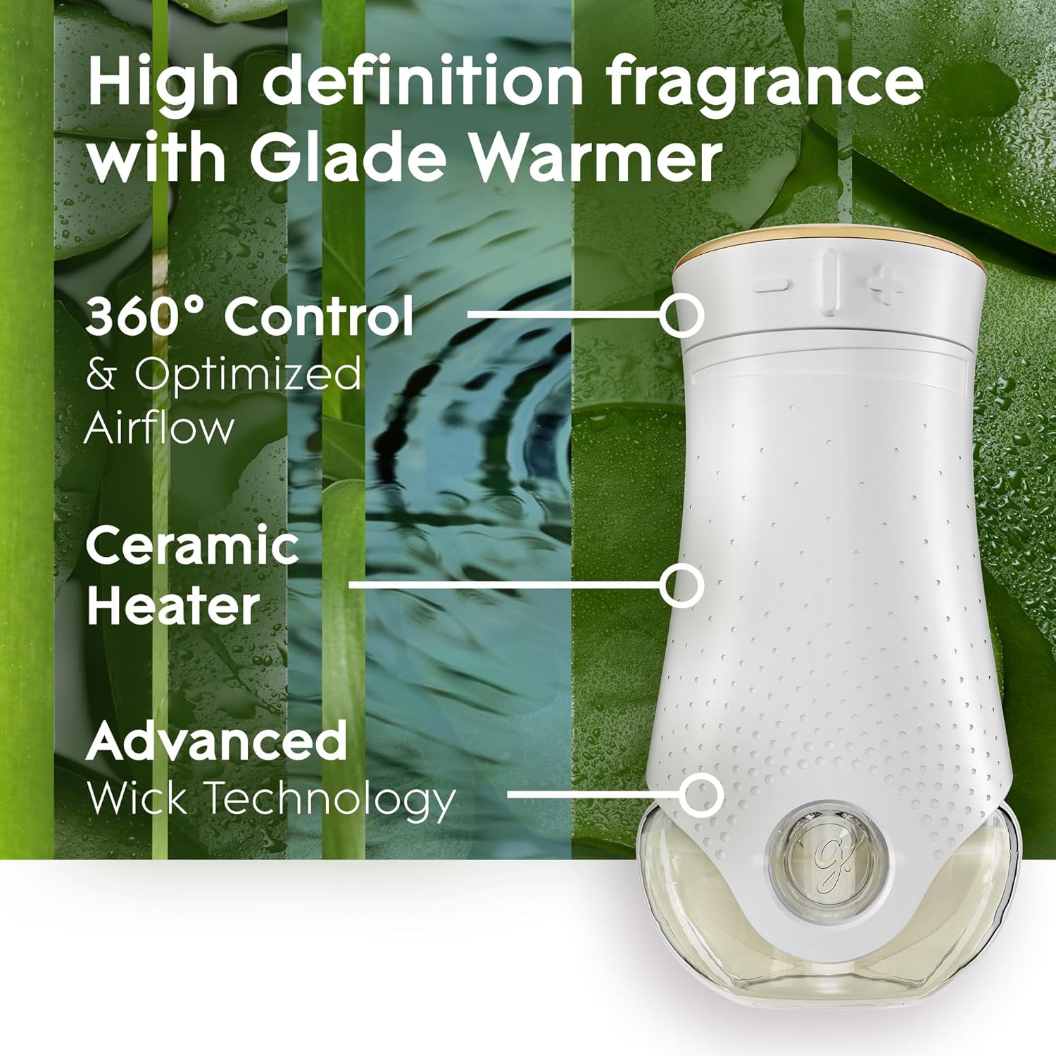 Glade PlugIns Refills Air Freshener, Scented and Essential Oils for Home and Bathroom, Apple Cinnamon, 3.35 Fl Oz, 5 Count