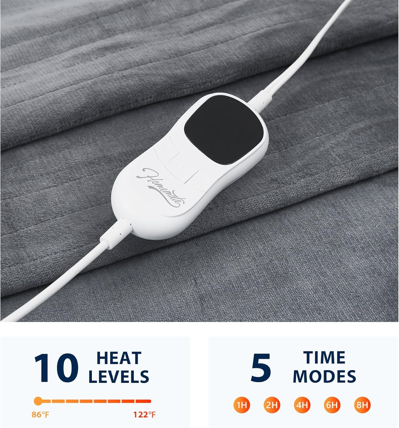 Homemate Heated Blanket Electric Throw - 50