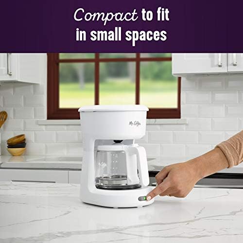 Mr. Coffee® 5-Cup Mini Brew Switch Coffee Maker, Black