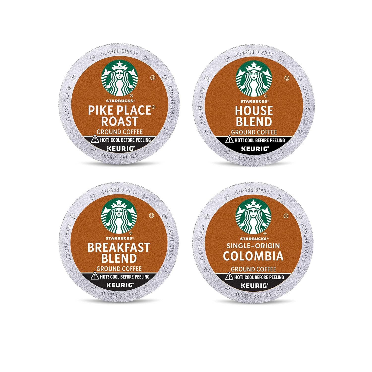 Starbucks K-Cup Coffee Pods, Medium Roast Coffee, Pike Place Roast for Keurig Brewers, 100% Arabica, 4 boxes (96 pods total)