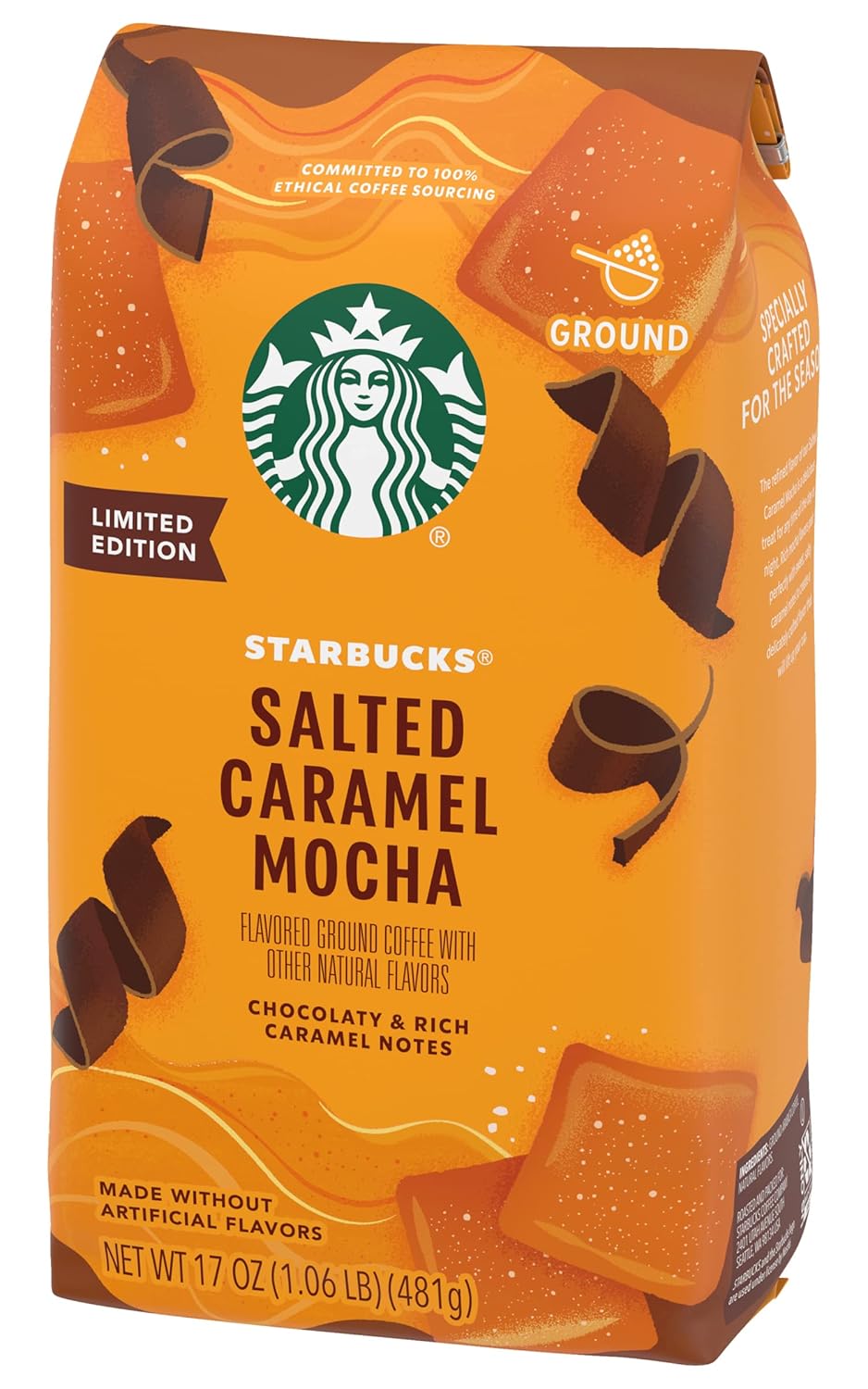 Starbucks Ground Coffee, Medium Roast Coffee, Pike Place Roast, 100% Arabica, 1 Bag (28 Oz)