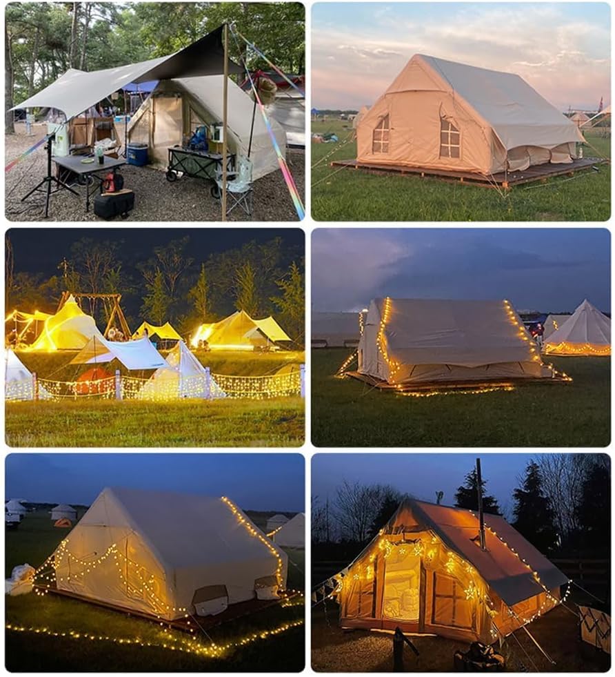 Inflatable Tents with Pump,4 Season Large Pop-Up Tents,Easy Setup