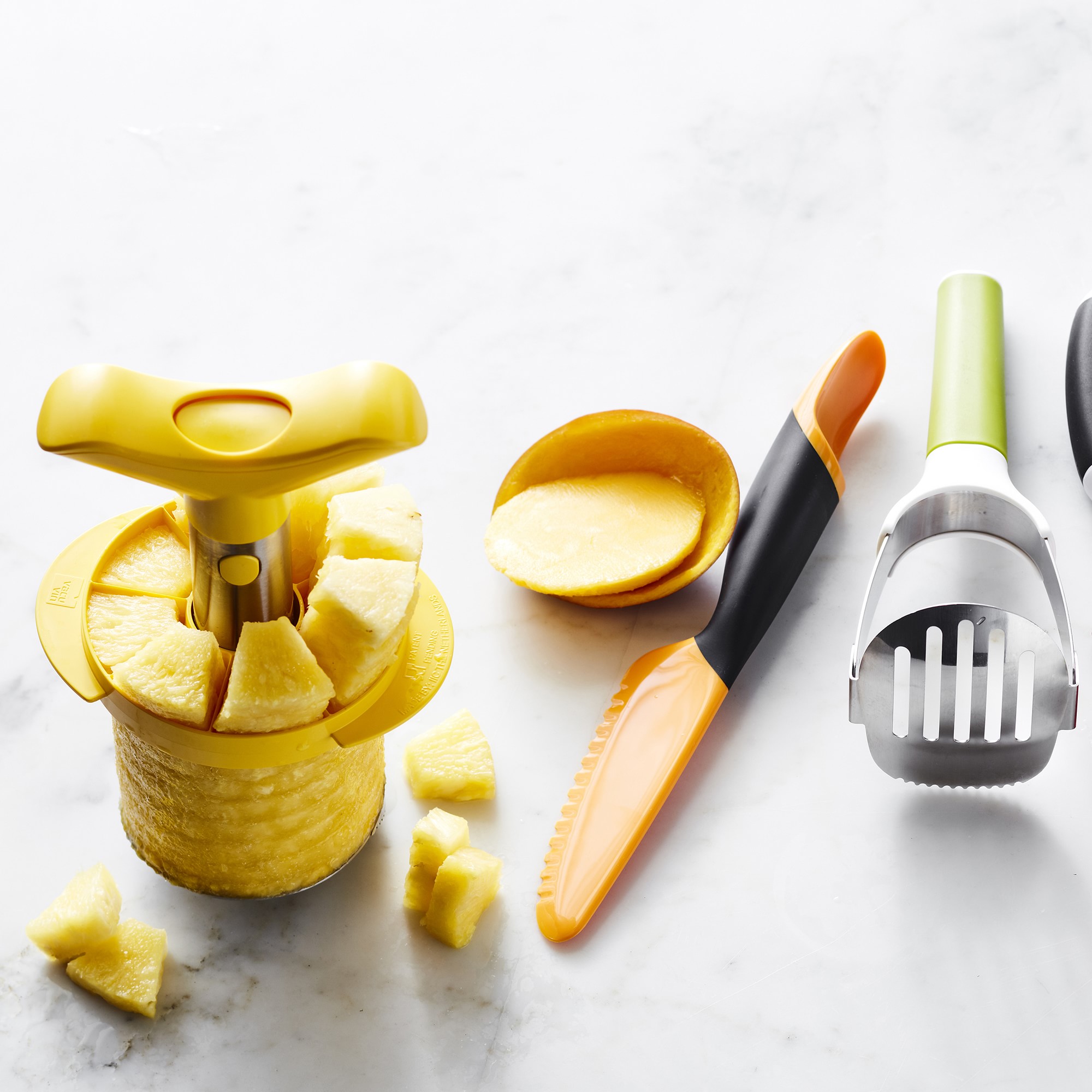 Stainless-Steel Pineapple Slicer & Dicer