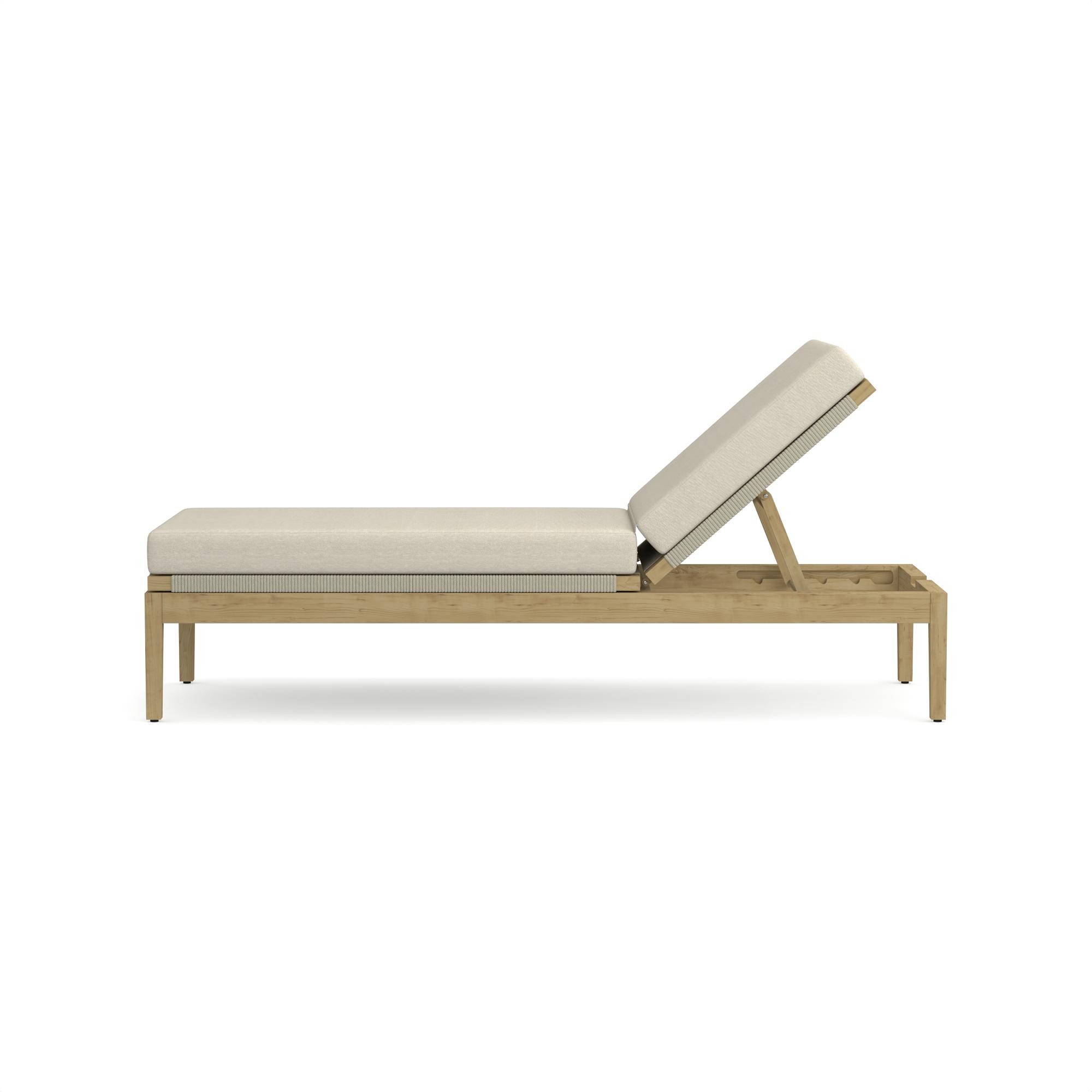 Pasadena Outdoor Teak Chaise Cushions