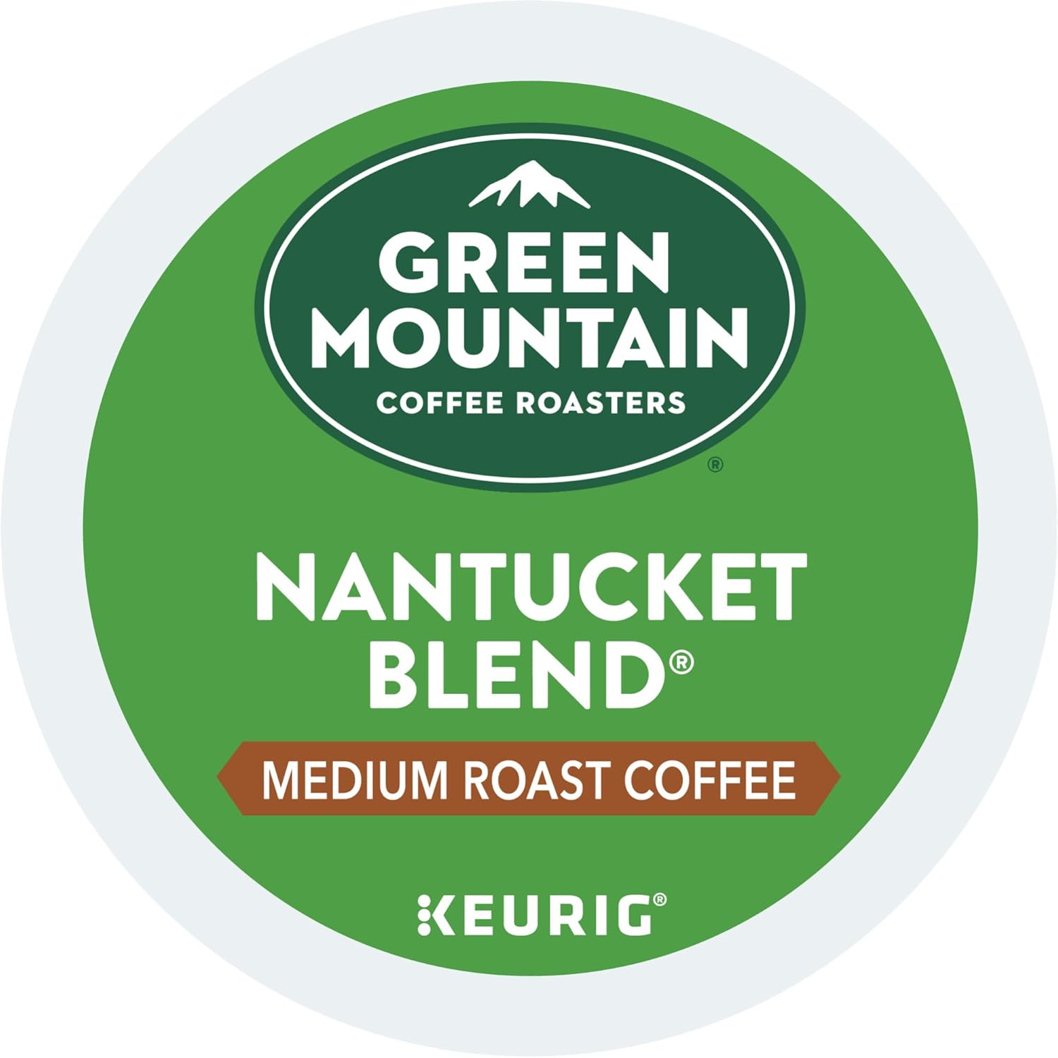 Green Mountain Coffee Roasters Half Caff Keurig Single-Serve K-Cup pods, Medium Roast Coffee, 72 Count (6 Packs of 12)