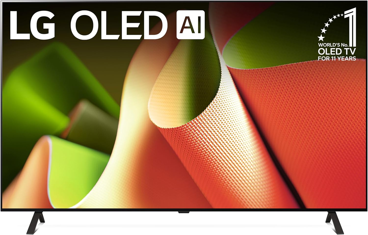 LG 77-Inch Class OLED B4 Series Smart TV 4K Processor Flat Screen with Magic Remote AI-Powered with Alexa Built-in (OLED77B4PUA, 2024)