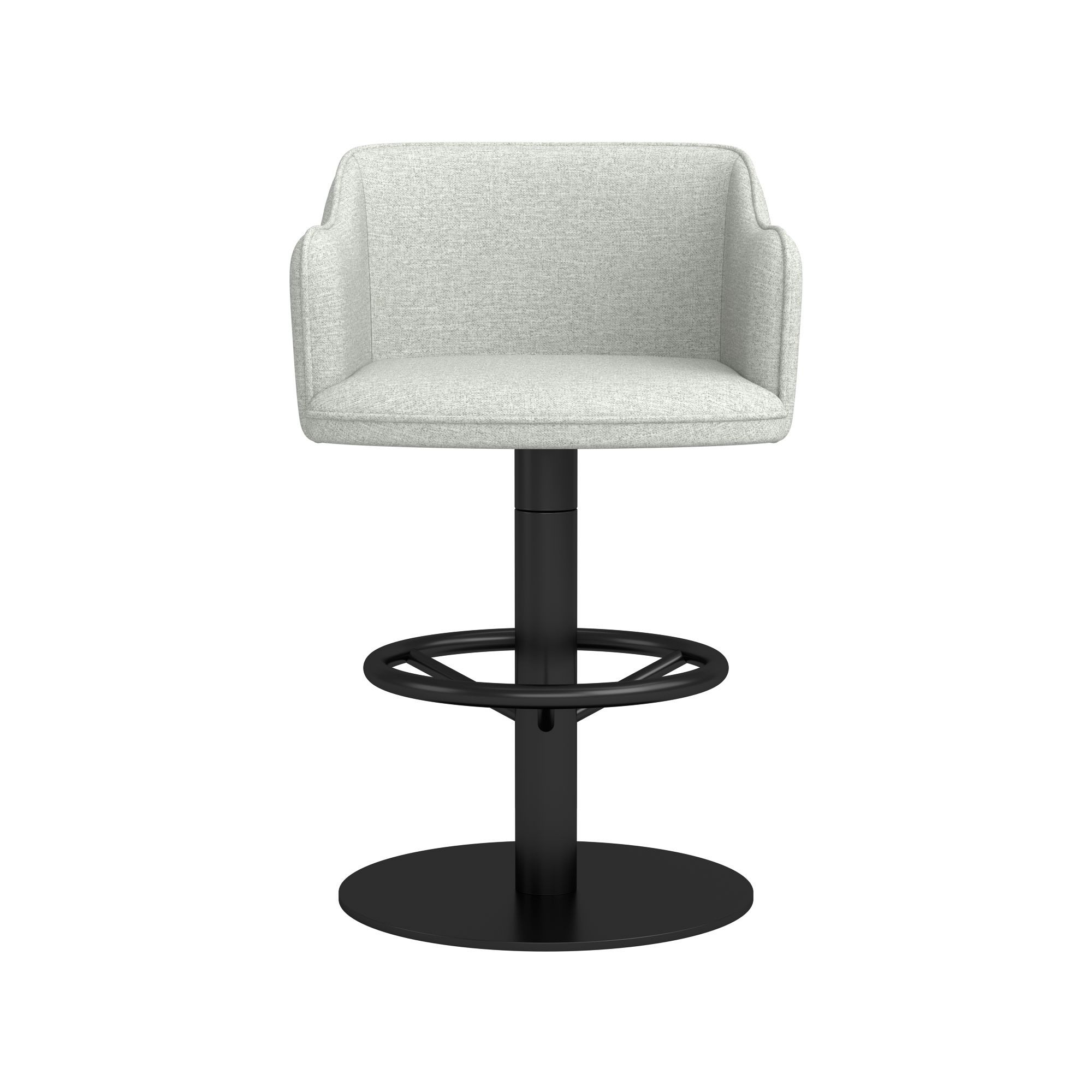 Harding Upholstered Pedestal Counter  & Bar Stool