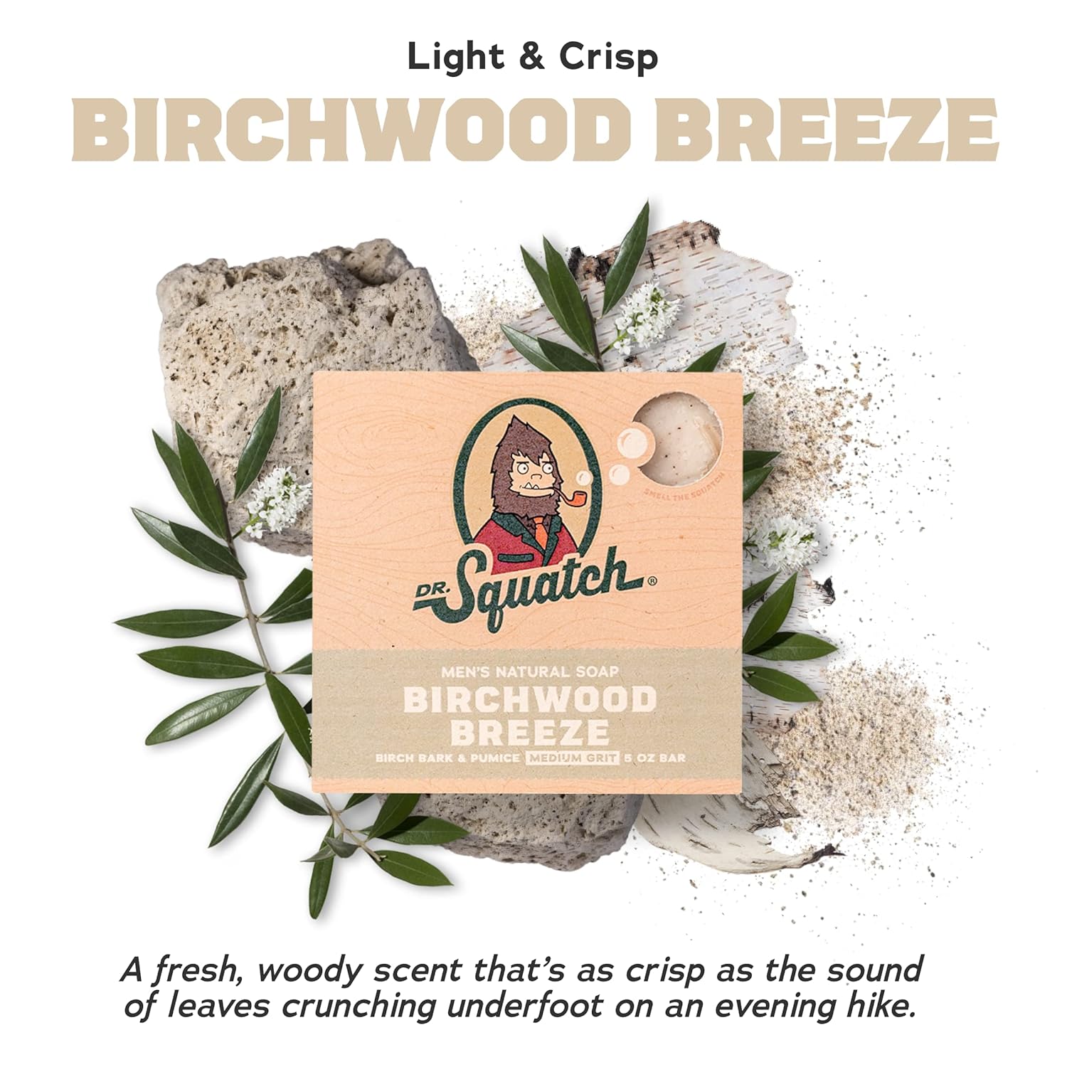 Dr. Squatch All Natural Bar Soap for Men, 5 Bar Variety Pack - Men's Natural Bar Soap - Rainforest Rapids, Coconut Castaway, Fresh Falls, Summer Citrus, and Eucalyptus Greek Yogurt - Soap Gift