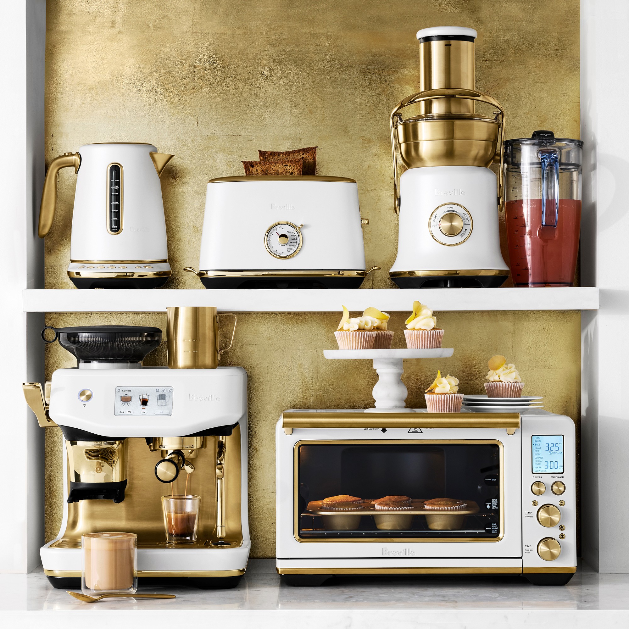 Breville Toast Select™ Luxe 2-Slice Toaster Brass Collection