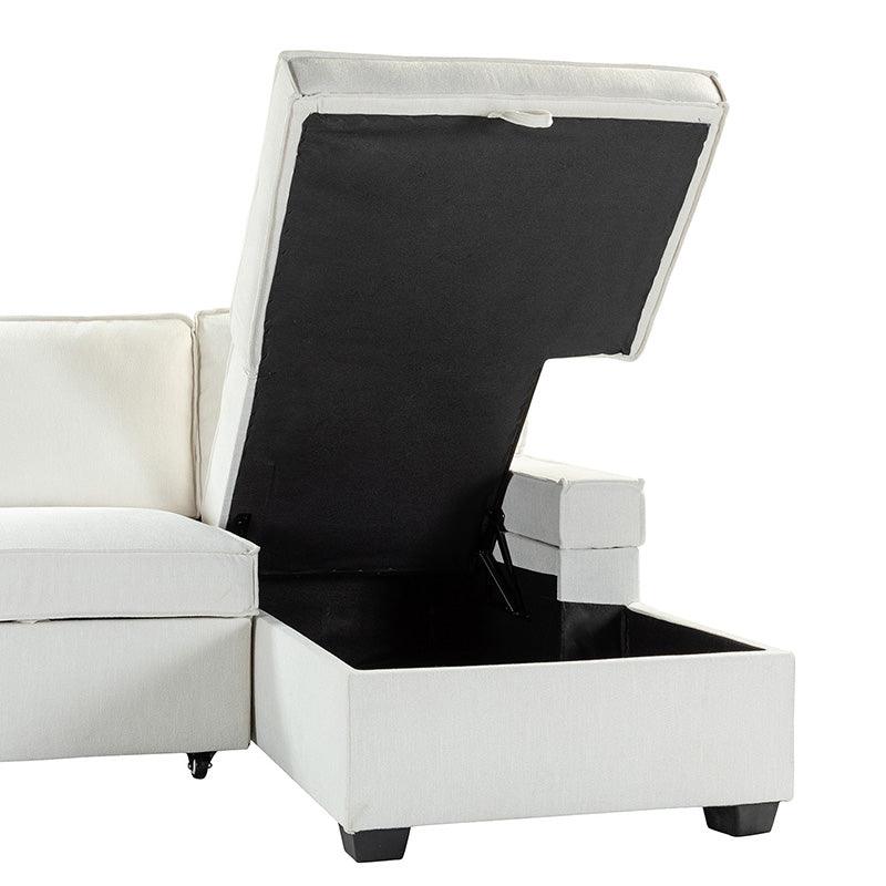 Sendera Upholstered Sleeper Sofa with Storage