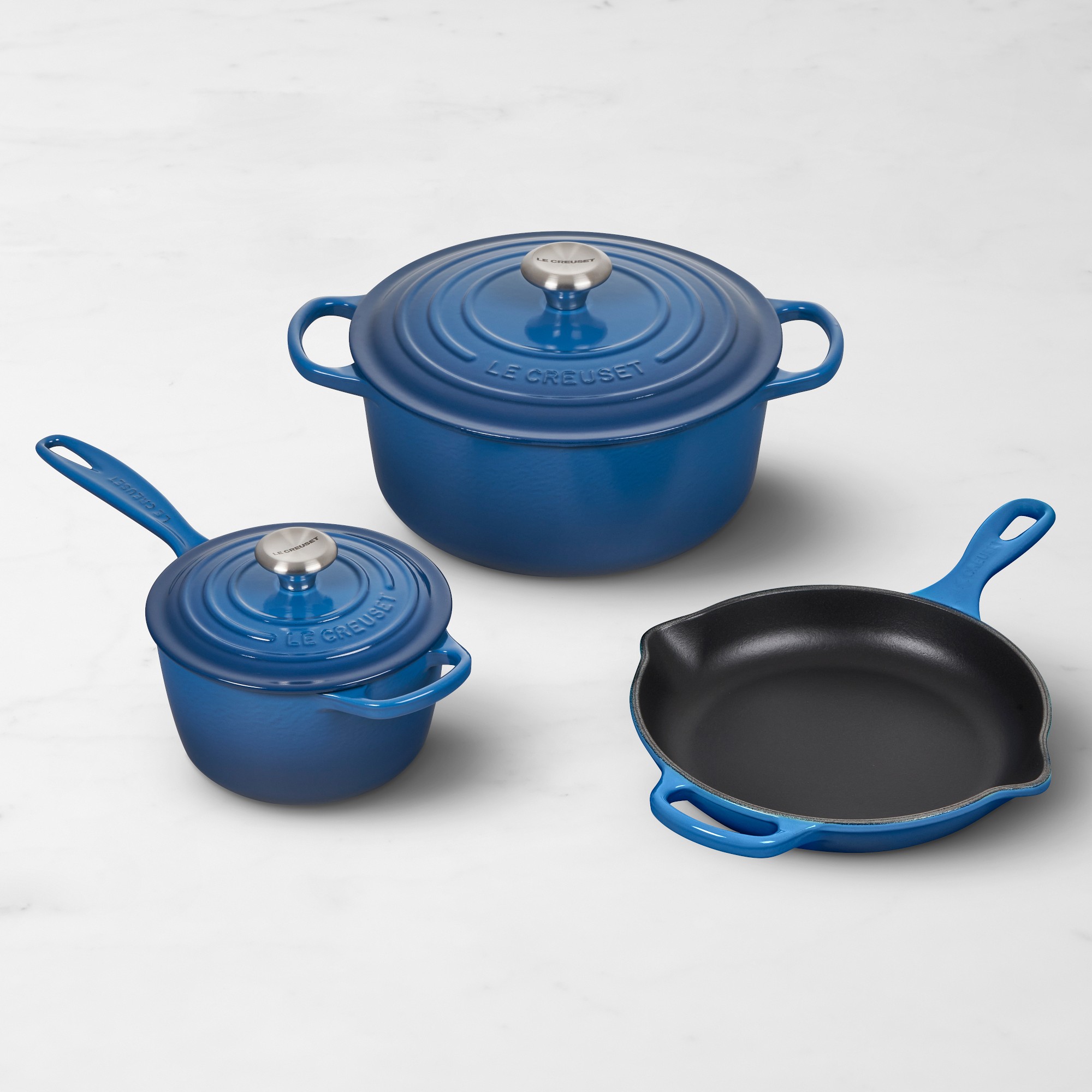 Le Creuset Signature Enameled Cast Iron 5-Piece Cookware Set
