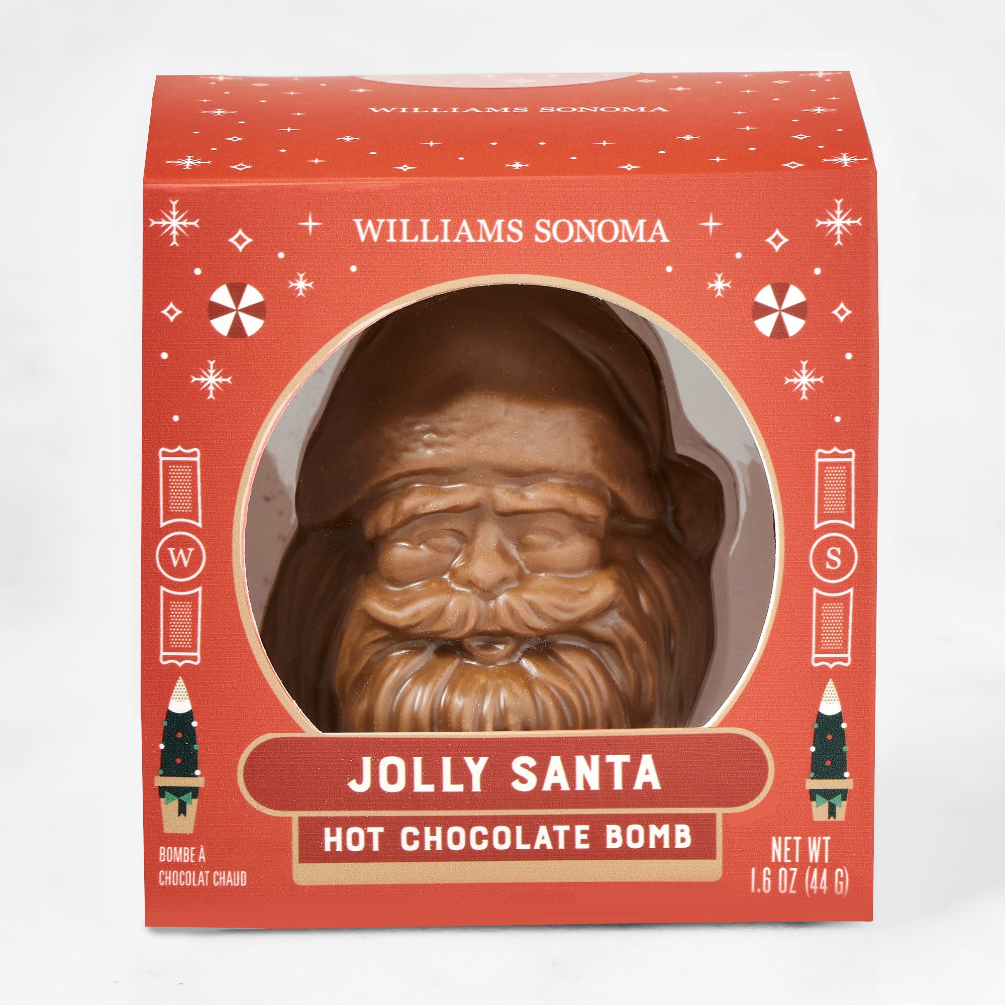 Williams Sonoma Jolly Santa Hot Chocolate Bomb