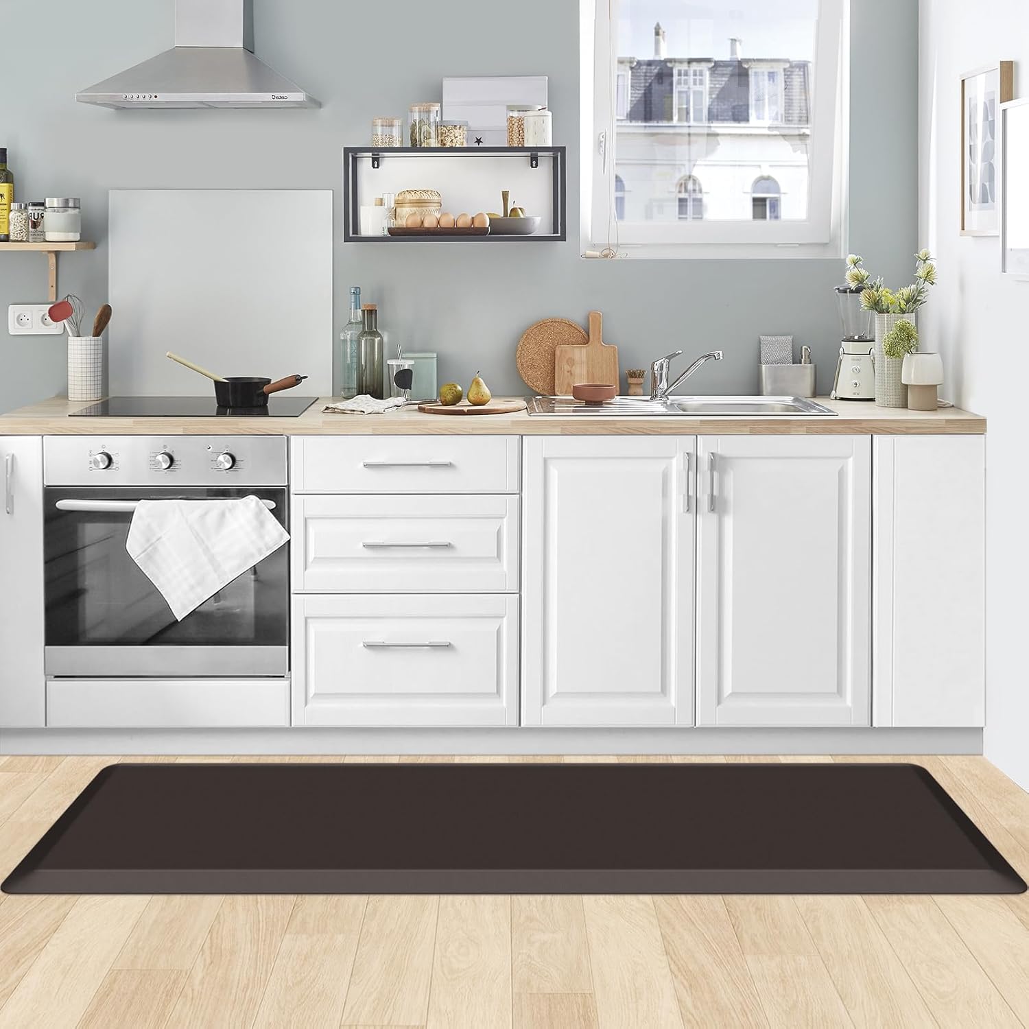 KitchenClouds Kitchen Mat Cushioned Anti Fatigue Rug 17.3