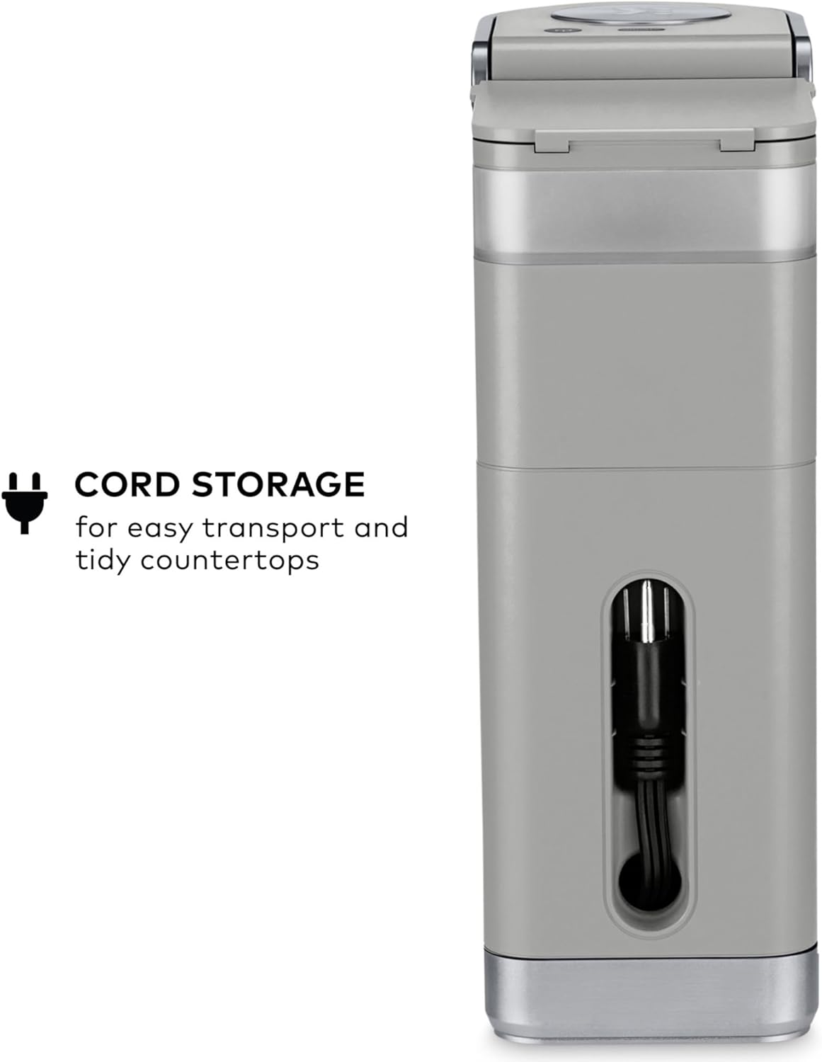 Keurig K-Mini Plus Single Serve K-Cup Pod Coffee Maker, with 6 to 12oz Brew Size, Stores up to 9 K-Cup Pods, Travel Mug Friendly, Matte Black