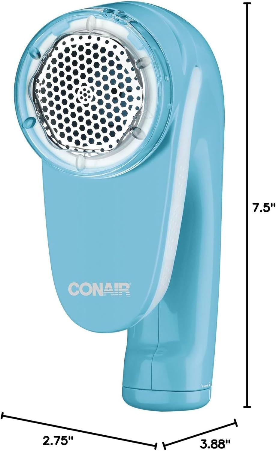 Conair Fabric Shaver and Lint Remover, Battery Operated Portable Fabric Shaver, White