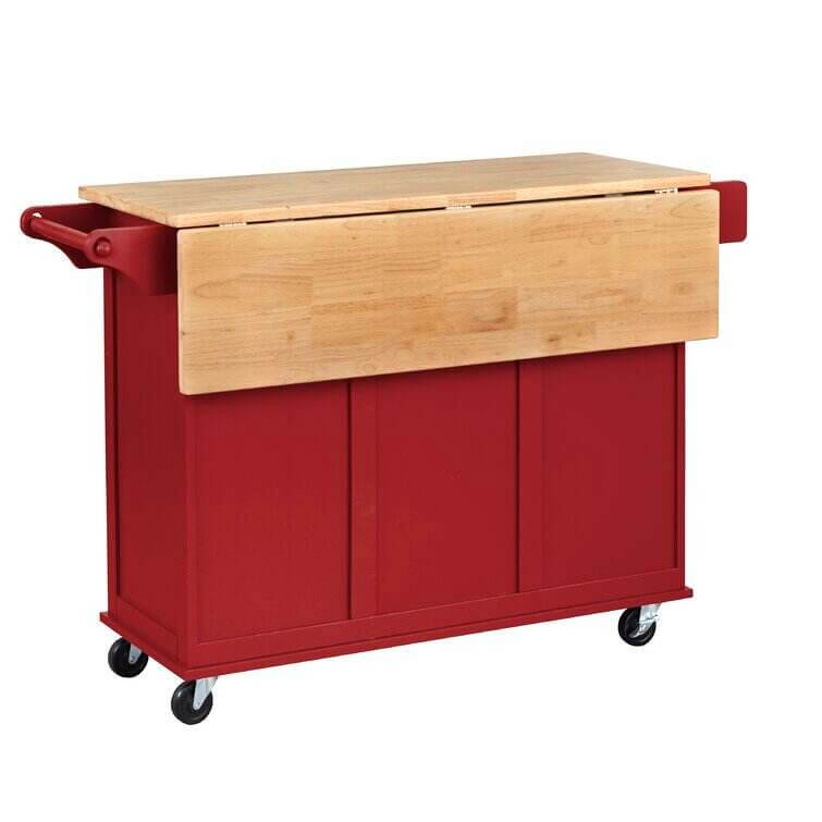 Wayfair® Hardy Solid Wood Kitchen Cart