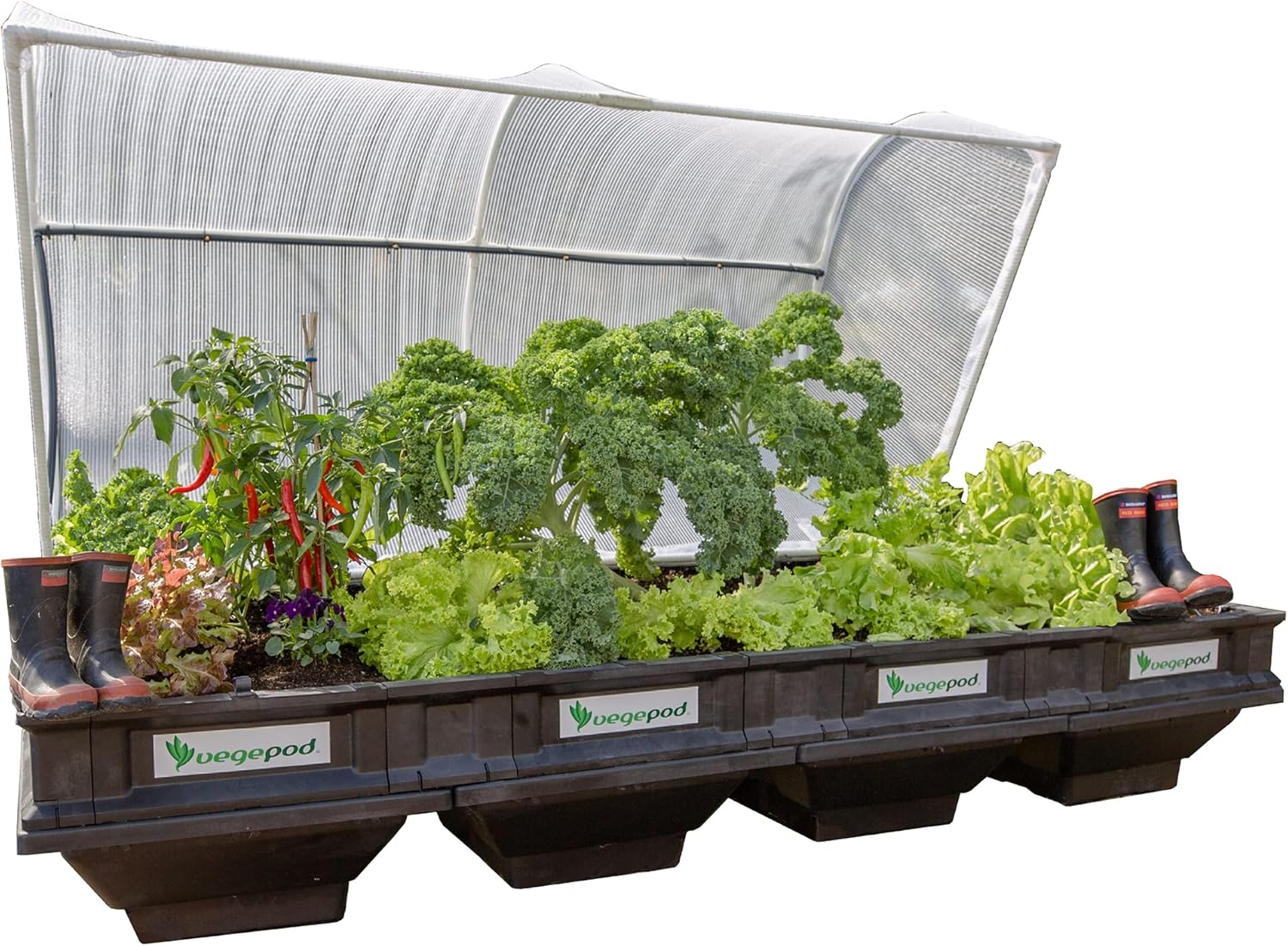 Vegepod - Raised Garden Bed - Self Watering Container Garden Kit with Protective Cover