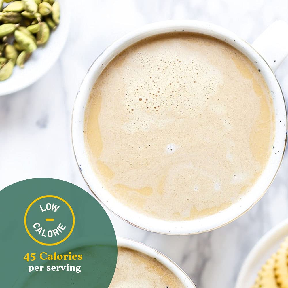 VAHDAM, Organic Turmeric Ginger Herbal Tea Bags (100 Pyramid Tea Bags) Caffeine Free, Non GMO, Gluten Free | 100% Pure Herbal Blend - Savory & Spicy | Plant-Based Tea Bags | Resealable Ziplock Pouch