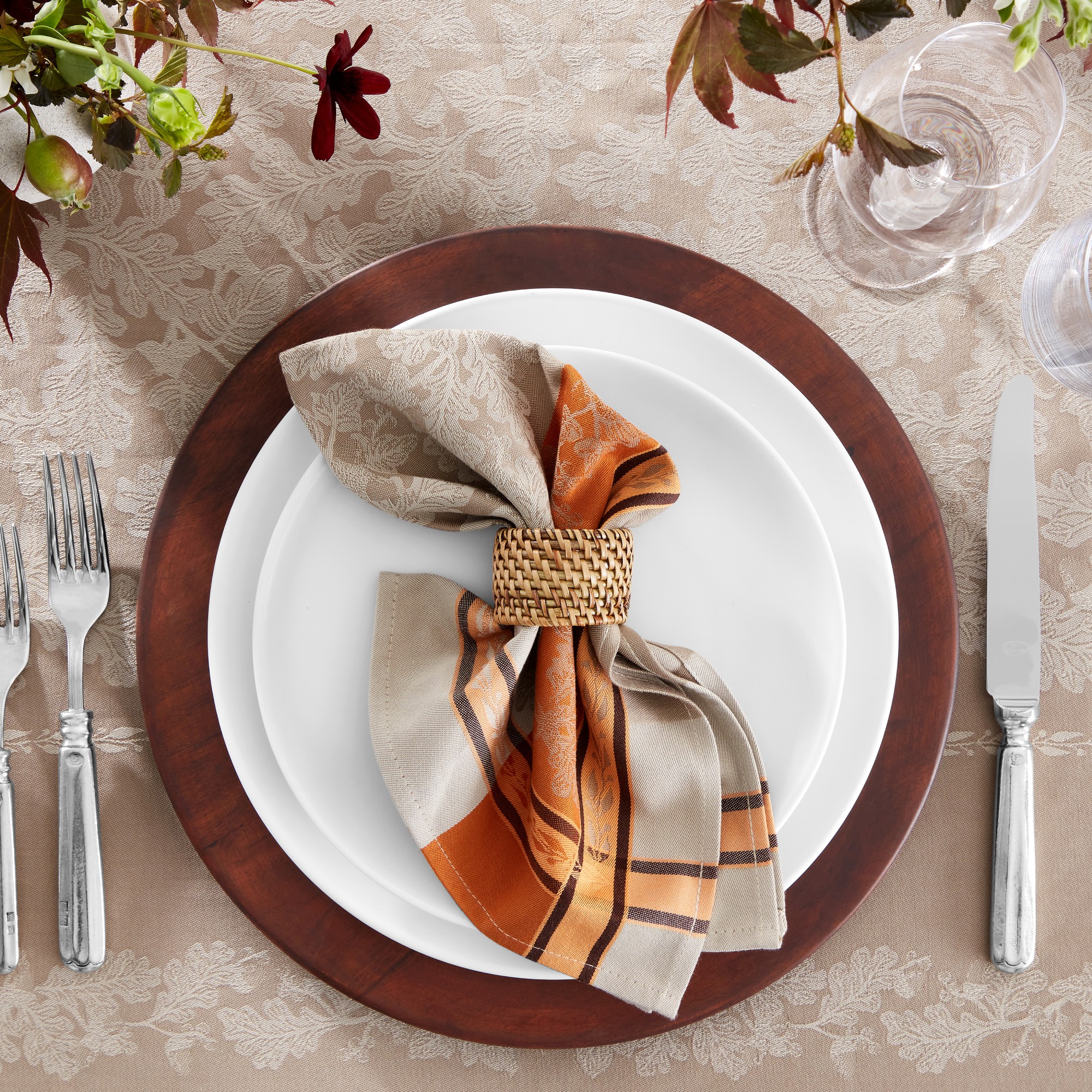 Nito Napkin Rings, Set of 4