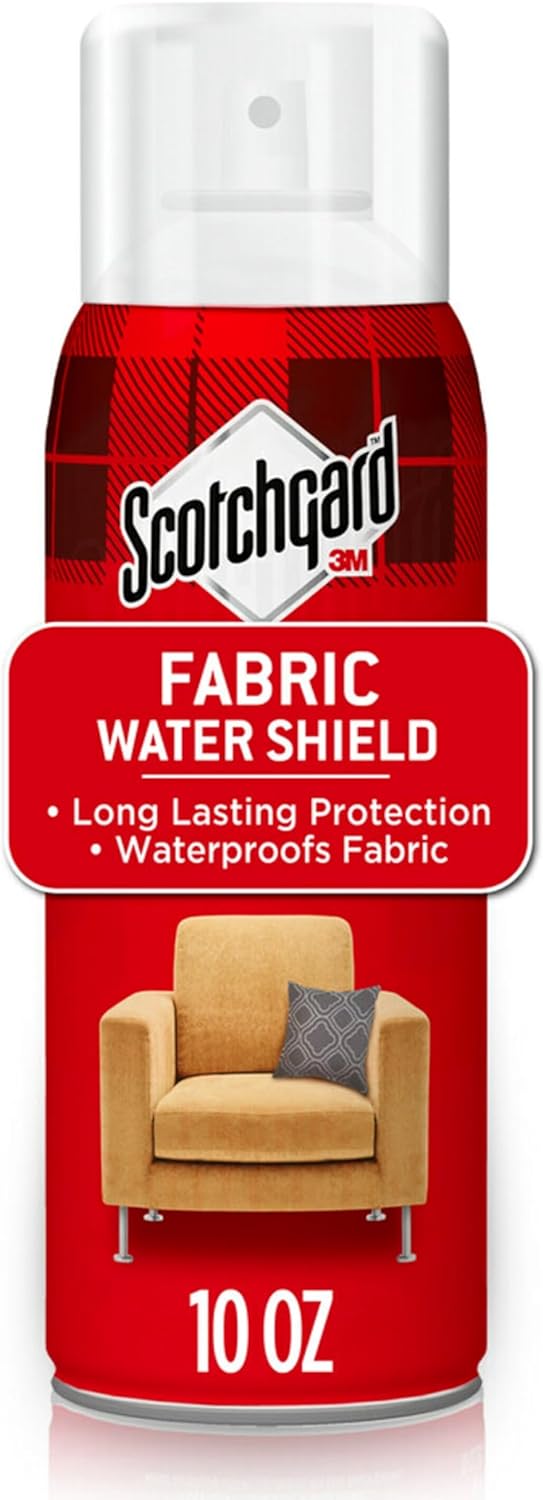 Scotchgard Fabric Water Shield, Water Repellent Spray for Spring and Summer Clothing and Household Upholstery Items, Long-Lasting Protection for Seasonal Fabric, Two 10 Oz Cans (Pack of 2)