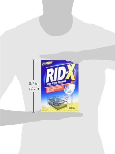 RID-X Septic Treatment, Septic Tank Treatment, 3 Month Supply Of Powder, 29.4 oz