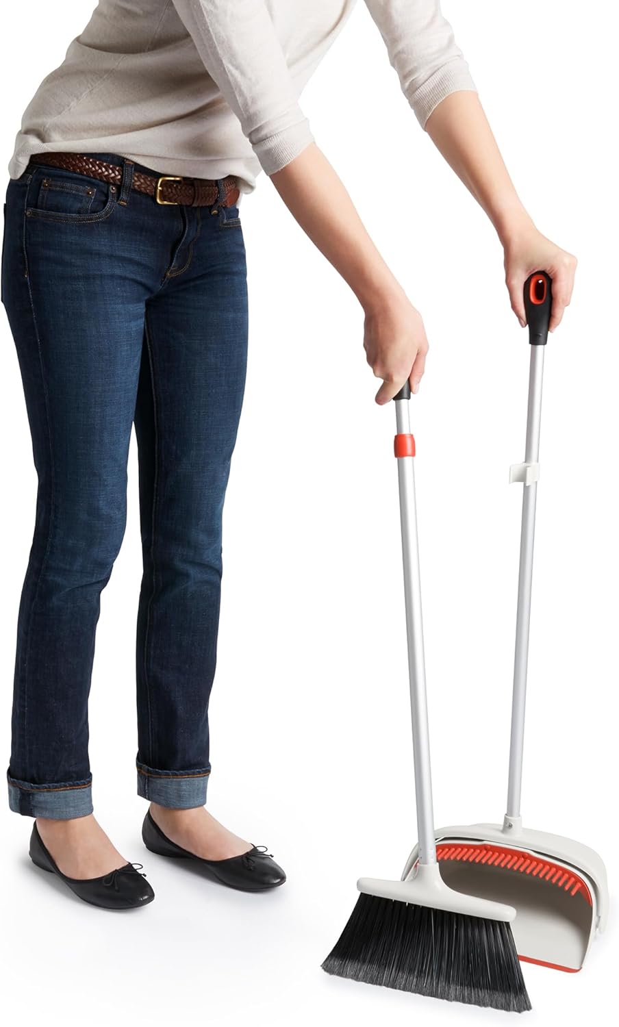 OXO Good Grips Large Sweep Set with Extendable Broom,8.5