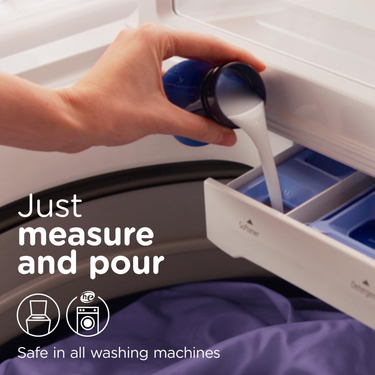 Downy Infusions Laundry Fabric Softener Liquid, CALM, Lavender and Vanilla Bean Scent, 56 fl oz (Pack of 2)